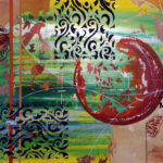 Mixed Media abstract influenced bt the art in nature.